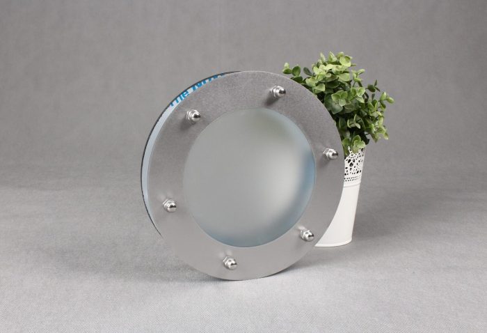 bulaj do drzwi 16 cm szkło mleczne