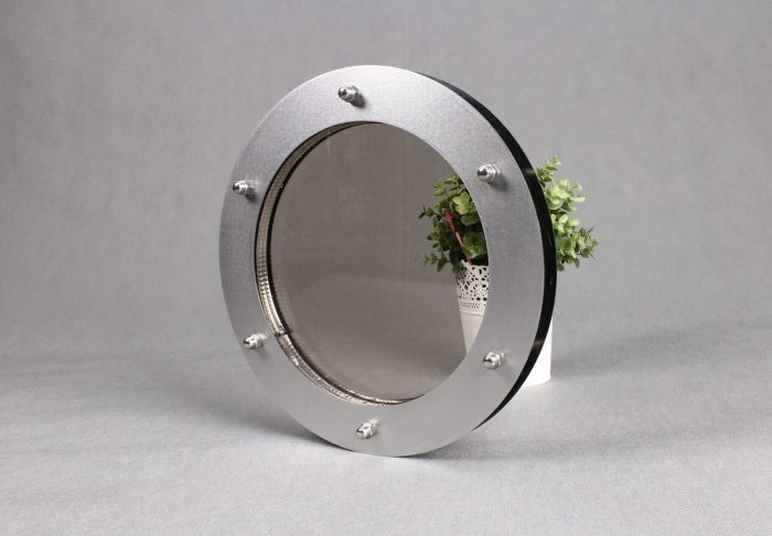 bulaj do drzwi 42 cm szkło przejrzyste zespolone