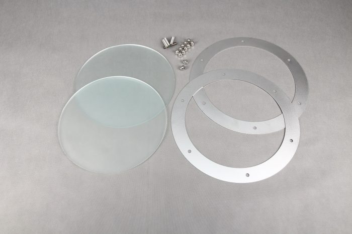 bulaj do drzwi 50 cm szkło mleczne